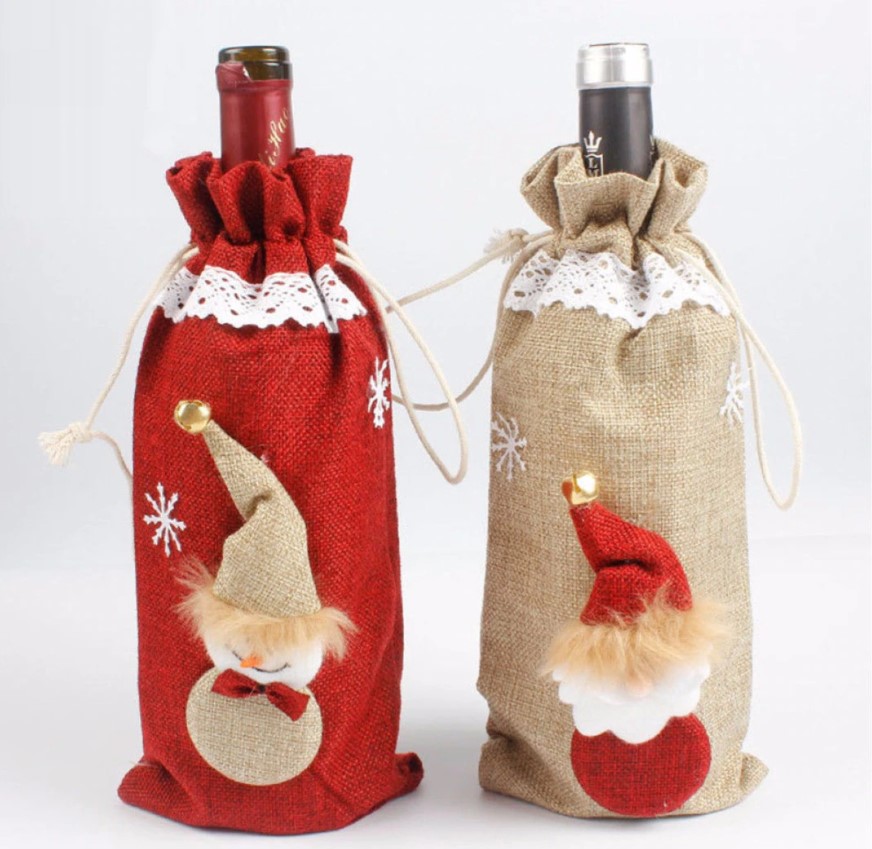 🍾 Оригинальные и празднично украшенные бутылки к Новому Году своими руками