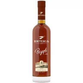 Коньяк Коктебель РЕЗЕРВ 4 звезды 4-летний 0.5л