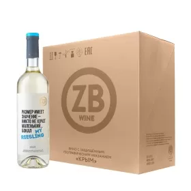 Вино ZB Wine RIESLING «Размер имеет значение» 2021 (6 шт.) Вино ZB Wine RIESLING «Размер имеет значение» 2021 (6 шт.)
