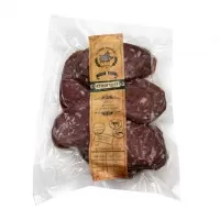 Колбаса сырокопченая из свинины и говядины Ретивый кабанчик