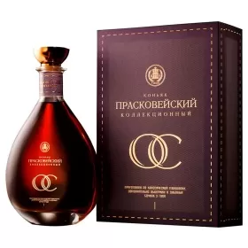 Коньяк Прасковейский Коллекционный ОЧЕНЬ СТАРЫЙ 0.7л в подарочной упаковке