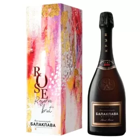 Вино игристое «Балаклава» RESERVE ROSE в подарочной упаковке Вино игристое «Балаклава» RESERVE ROSE в подарочной упаковке