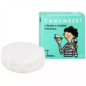 Сыр мягкий мдж 50% Jean КАМАМБЕР БЛУ 125 гр