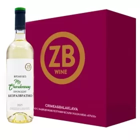 Вино ZB Wine CHARDONNAY «Время проходит без...» 2021 (6 шт.) Вино ZB Wine CHARDONNAY «Время проходит без...» 2021 (6 шт.)