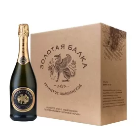 Вино игристое белое полусухое «Золотая Балка» (6 шт.)