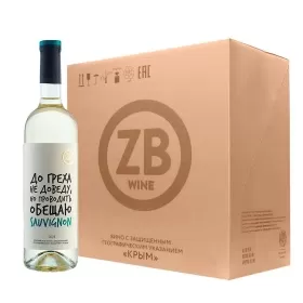 Вино ZB Wine SAUVIGNON BLANC «До греха» 2024 (6 шт.) Вино ZB Wine SAUVIGNON BLANC «До греха» 2024 (6 шт.)