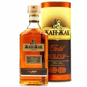 Коньяк Жан-Жак GOLD 5-летний 0.5л в тубе