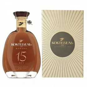 Коньяк Коктебель КС 15-летний 0.5л в подарочной упаковке