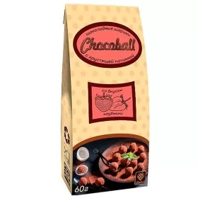 Шоколадные шарики со вкусом клубники Libertad 60 гр