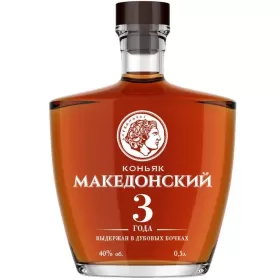 Коньяк Коктебель МАКЕДОНСКИЙ 3-летний 0.5л