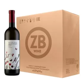 Вино ZB Wine Natura CABERNET-SAUVIGNON&MERLOT 2021 (6 шт.) Вино ZB Wine Natura CABERNET-SAUVIGNON&MERLOT 2021 (6 шт.)
