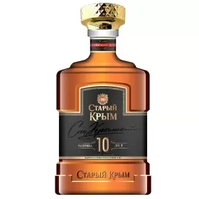 Коньяк СТАРЫЙ КРЫМ 10-летний 42% 0.5л 