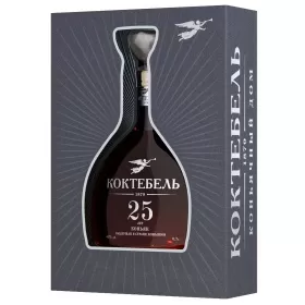 Коньяк Коктебель ОЧЕНЬ СТАРЫЙ 25-летний 0.7л 