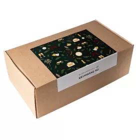 Коробка для подарочного набора крафтовая, малая