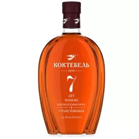 Коньяк выдержанный Коктебель 7-летний 0.5л Коньяк выдержанный Коктебель 7-летний 0.5л