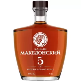 Коньяк Коктебель МАКЕДОНСКИЙ 5-летний 0.5л