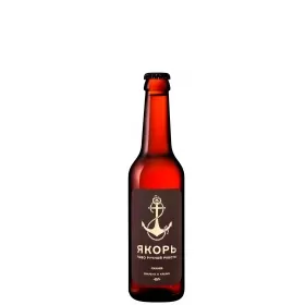 Пивной напиток светлый нефильтрованный Якорь РЖАНОЕ 7% 0,33л