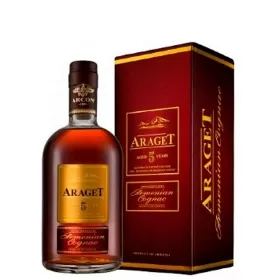 Коньяк марочный Арагет 5-летний 0.5л в подарочной упаковке Коньяк марочный Арагет 5-летний 0.5л в подарочной упаковке