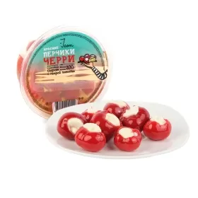 Перчики черри фаршированные сыром с голубой плесенью Jean 200 г