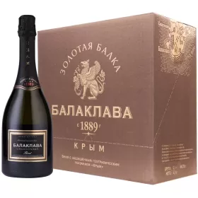 Вино игристое «БАЛАКЛАВА Chardonnay» 2023 (6 шт.)