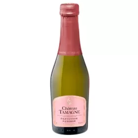 Вино игристое ЗГУ Кубань Шато Тамань РОЗА ТАМАНИ 0,2 л