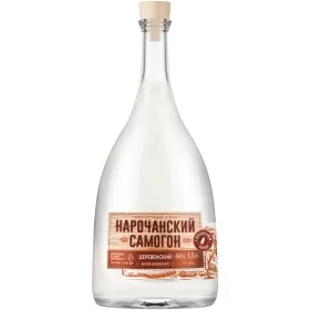 Напиток спиртной зерновой купажированный НАРОЧАНСКИЙ САМОГОН ДЕРЕВЕНСКИЙ 1,5л