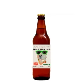 Пиво светлое нефильтрованное 1516 ЗЕЛЕНЫЙ ЛУЧ 3,9% 0,5л