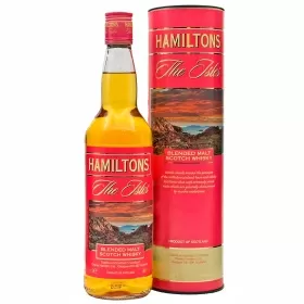Виски шотландский купажированный солодовый Гамильтонс АЙЛЗ 0.7л в тубе