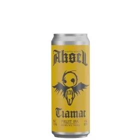 Напиток пивной нефильтрованный маракуйя Волковская пивоварня ТИАМАТ ИПА 7,0% 0,45л