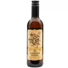 Вино ликерное ЗГУ Крым Солнечная Долина СОЛНЕЧНАЯ ДОЛИНА в матированной сувенирной бутылке