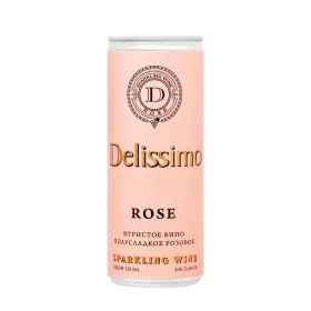 Вино игристое Союз-Вино DELISSIMO «Rose» 0,25 л