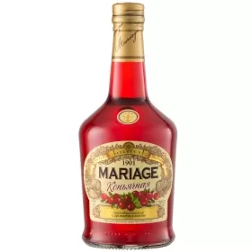 Настойка клюквенная коньячная сладкая MARIAGE 23% 0.5л - Фирменный магазин агрофирмы «Золотая Балка»
