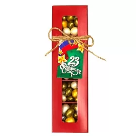 Подарочный набор драже арахис в шоколадной глазури Звезды 130 гр