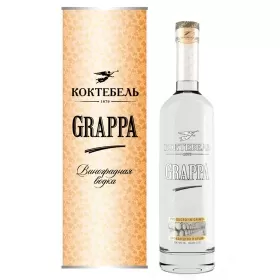 Водка виноградная Коктебель GRAPPA 0.5л в подарочной упаковке