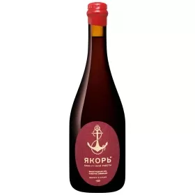 Пивной напиток светлый нефильтрованный непастеризованный Якорь КАБЕРНЕ СОВИНЬОН 6,5% 0,75л