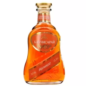 Коньяк со вкусом абрикоса Бахчисарай 0.5л Коньяк со вкусом абрикоса Бахчисарай 0.5л
