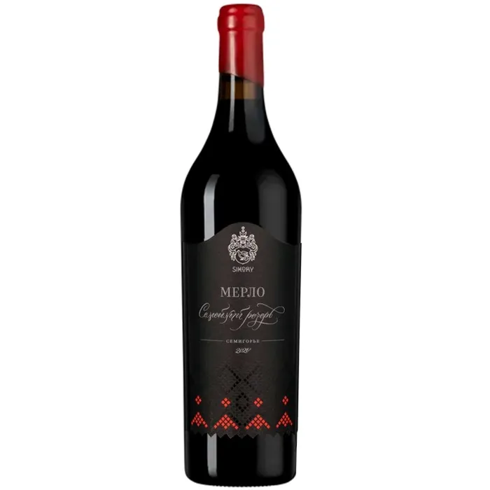 Вино Вино ЗГУ Семигорье Имение Сикоры СЕМЕЙНЫЙ РЕЗЕРВ «Мерло», 