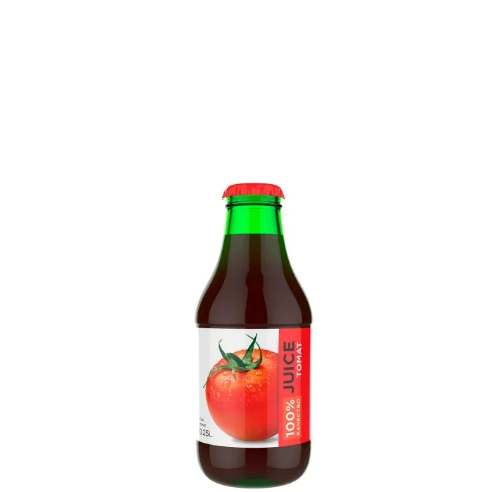 Сок восстановленный с мякотью и солью Barinoff ТОМАТНЫЙ 0,25л