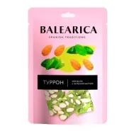 Туррон Balearica ЦЕЛЬНЫЙ МИНДАЛЬ И ЗЕЛЕНАЯ МАТЧА 50 гр