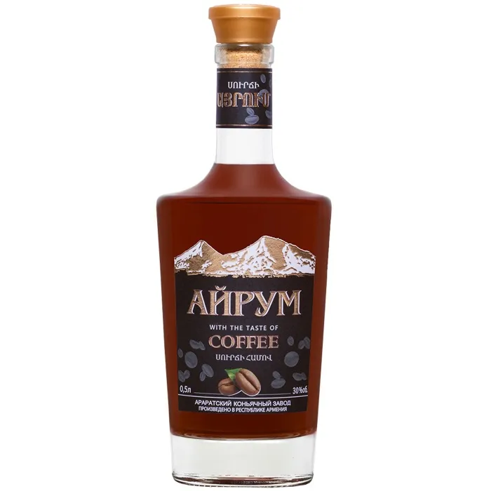 Коньяк Айрум КОФЕ 35% 0.5л, 