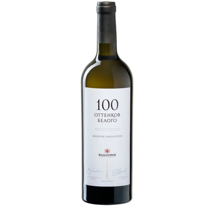 Вино Вино ЗГУ Кубань Фанагория 100 ОТТЕНКОВ БЕЛОГО «Шардоне», 