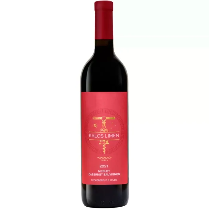Вино Вино Калос Лимен МЕРЛО — КАБЕРНЕ СОВИНЬОН, 