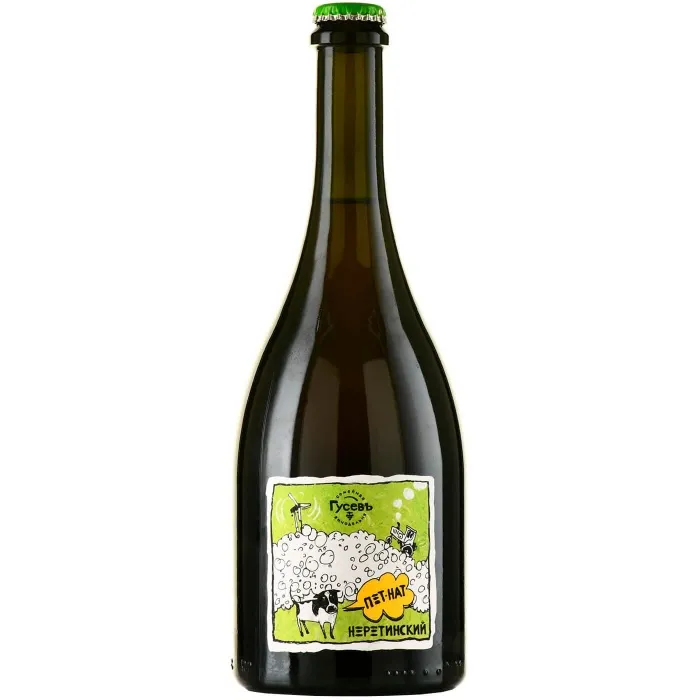 Вино игристое Гусев «ПЕТ-НАТ» Неретинский