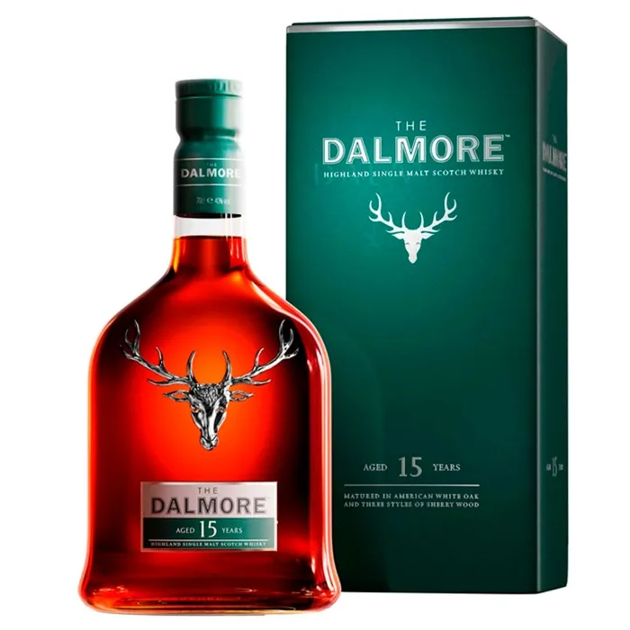 Виски The Dalmore Aged 15-летний 0.7 л в подарочной упаковке	, 