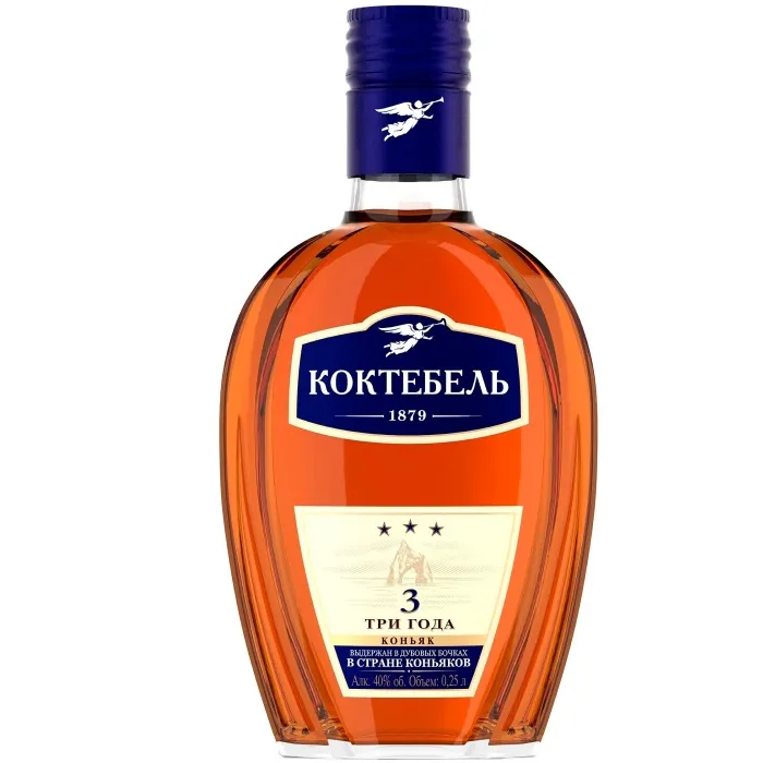 Коньяк Коктебель 3-летний 0.25л, 