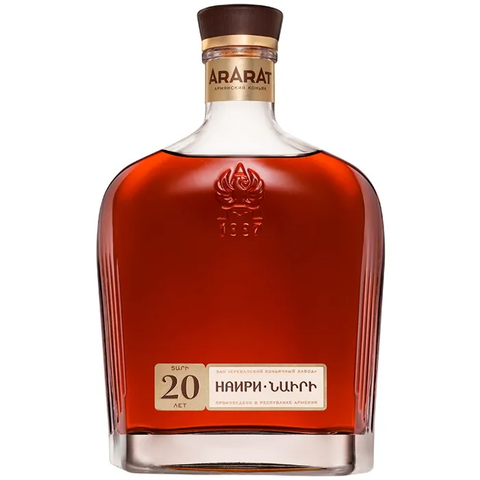 Коньяк армянский выдержанный АРАРАТ «Наири» 20-летний 0.7л , цена в Krymwine.ru Коньяк армянский выдержанный АРАРАТ «Наири» 20-летний 0.7л,
