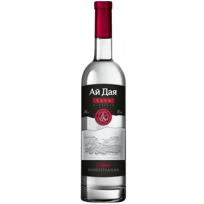 Водка виноградная Ай Дая ЧАЧА 0.5л , цена в Krymwine.ru Водка виноградная Ай Дая ЧАЧА 0.5л,
