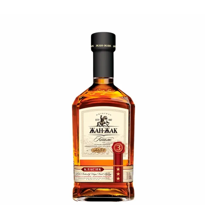 Коньяк Жан-Жак КЛАССИК 3-летний 0.25л, 