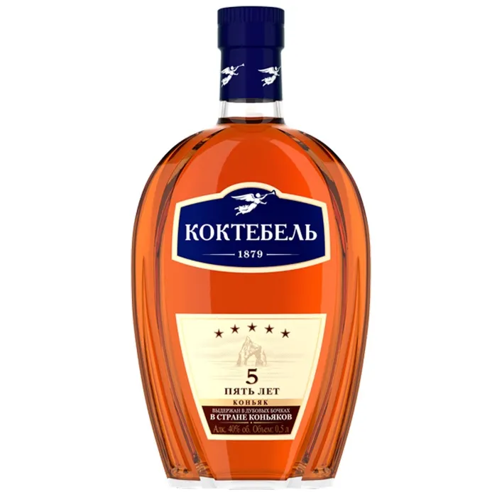 Коньяк Коктебель 5-летний 0.5л , 