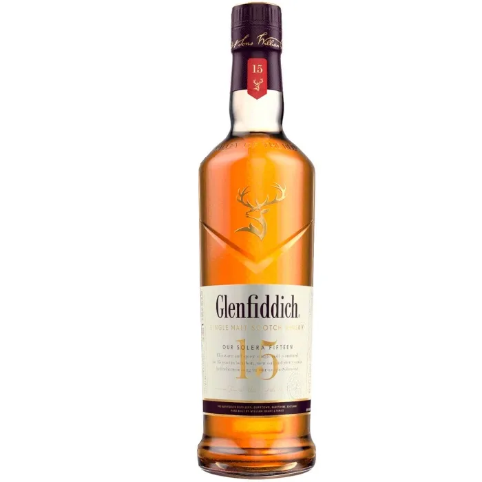 Виски шотландский односолодовый Glenfiddich 15-летний 0.7 л, 